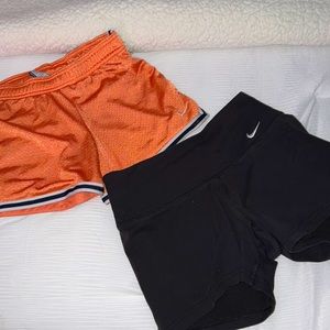 2 PRO NIKE GYM ATHLETIC SHORTS 2 PAIRS SPORTSWEAR